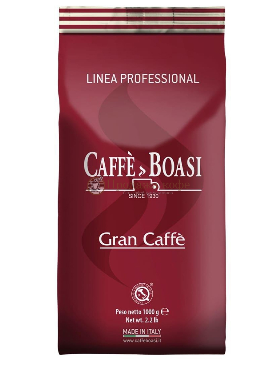 Кофе в зернах Boasi Gran Caffe Professional (Боази Гран Каффе Профешинал) 1 кг, вакуумная упаковка